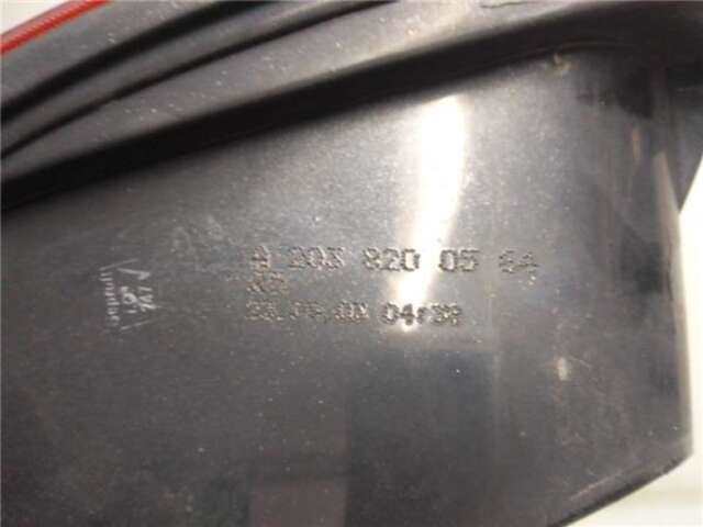 Foto 3ª: Piloto Trasero Izquierdo Mercedes Clase C 160 2.2 C 220 CDI (LA)(203.708) [2.2 LTR. - 110 KW CDI CAT] [OM 646.963]