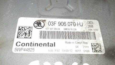 Foto 2ª: Centralita Motor ECU Skoda Roomster AMBITION 86CV 63KW [CBZA] (2012)
