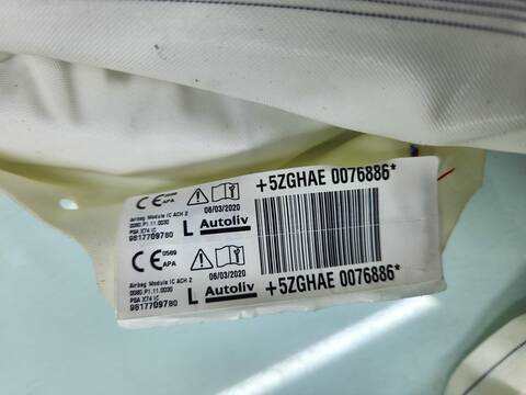 Foto 2ª: Airbag Cortina Delantero Izquierdo DS 7 PERFORMANCE LINE 180CV 132KW [5G06] (2020)
