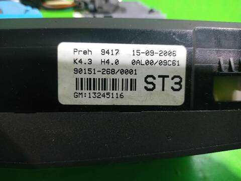 Foto 2ª: Mando Calefacción A. A. Opel Astra ESSENTIA 90CV [Z14XEP] (2004)