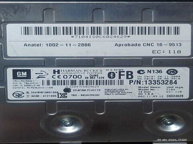 Foto 3ª: Centralita Motor ECU Opel Insignia A20DTH BERLINA (2008)