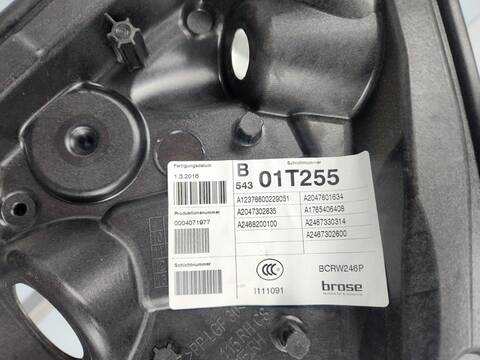 Foto 3ª: Elevalunas Manual Trasero Derecho Mercedes Clase B 150 B 180 CDI 246.212) 109CV 80KW [K9K] (2016)