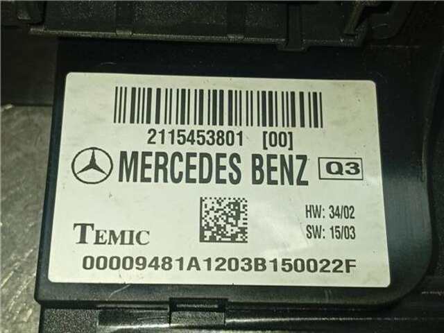 Foto 2ª: Caja Reles Fusibles Mercedes Clase E 180 2.2 E 220 CDI (211.006) [2.2 LTR. - 110 KW CDI CAT] [OM 646.961]