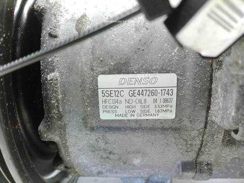 Foto 2ª: Compresor Aire Acondicionado Toyota Corolla 2.2 D-4D AUR10_) [2AD-FTV] (2004)