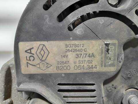 Foto 3ª: Alternador Renault Clio AUTHENTIQUE 58CV 43KW [D7F G7] (2002)