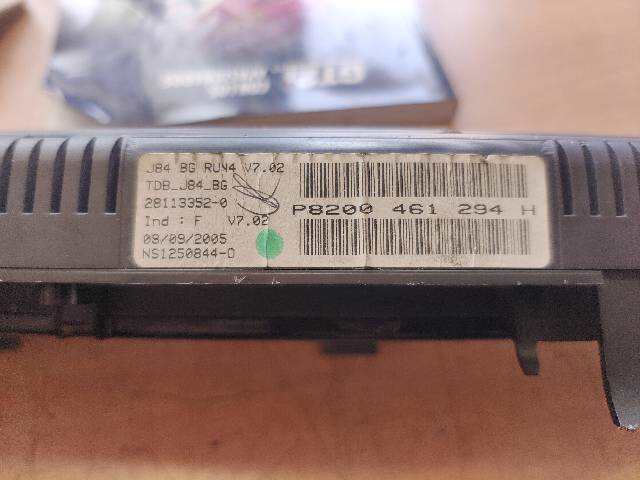 Foto 3ª: Cuadro de Instrumentos Renault Scenic 1.9 DCI SCENIC II [F9Q 812] (2005)