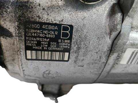 Compresor Aire Acondicionado Renault Scenic 1.6 DCI JZ00 JZ12) GRAND