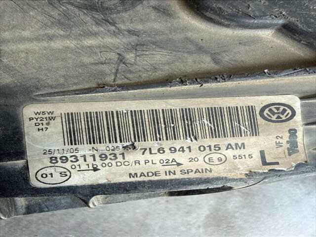 Foto 3ª: Faro Izquierdo Volkswagen Touareg 2.5 TDI 174CV 0CV [BAC] (2006)