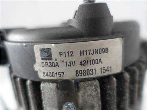 Foto 3ª: Alternador Opel Astra 1.7 CDTI BERLINA 110CV 81KW [D-Z17DTR] (2009)