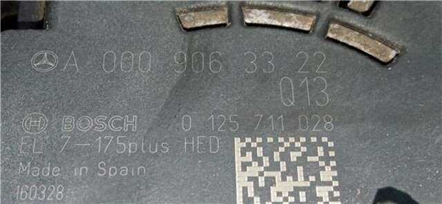 Foto 1ª: Alternador Mercedes Clase A 140 2.1 A 200 CDI - D (176.008) [2.1 LTR. - 100 KW CDI CAT] [651930]