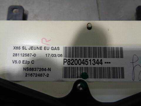 Foto 2ª: Cuadro de Instrumentos Renault Clio AUTHENTIQUE 68CV 50KW [K9K V7] (2007)