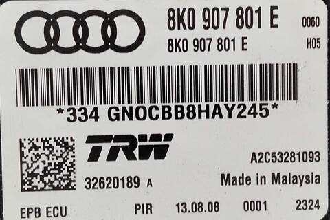Foto 2ª: Centralita Motor ECU Audi A5 2.0 TFSI 132KW) 179CV (2007)