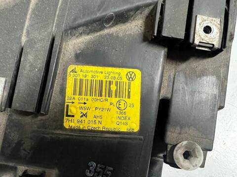 Foto 2ª: Faro Izquierdo Volkswagen Transporter T5 COMBI FURGONETA [AXC] (2005)