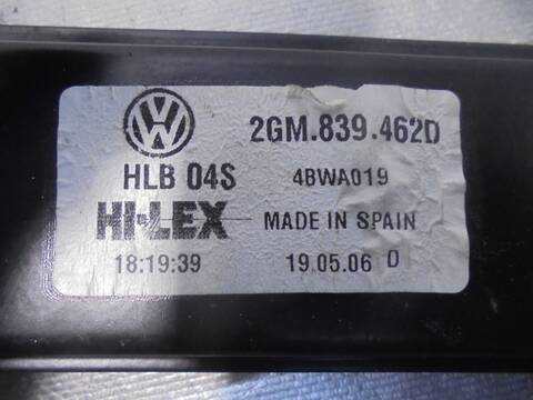 Foto 2ª: Elevalunas Manual Trasero Derecho Volkswagen T-Cross ADVANCE 116CV 85KW [DKRF] (2019)