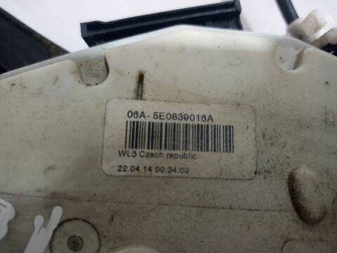 Foto 3ª: Cerradura Puerta Trasera Derecha Skoda Yeti ACTIVE 105CV 77KW [CBZB] (2014)
