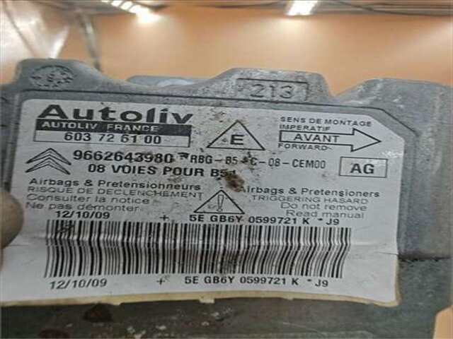 Foto 2ª: Centralita Airbag Citroen C4 1.6 COOL [1.6 LTR. - 66 KW 16V HDI] [9HX / DV6UTED4]