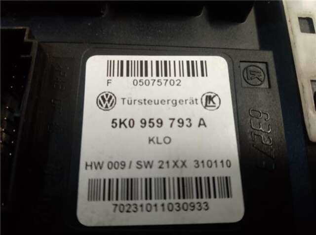 Foto 3ª: Elevalunas Eléctrico Delantero Izquierdo Volkswagen Golf 2.0 ADVANCE [2.0 LTR. - 103 KW TDI] [CFFB]