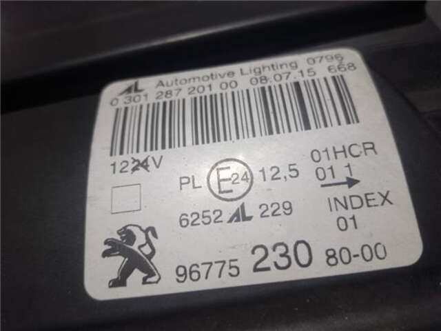 Foto 2ª: Faro Derecho Peugeot 308 1.6 STYLE [1.6 LTR. - 88 KW BLUE-HDI FAP]