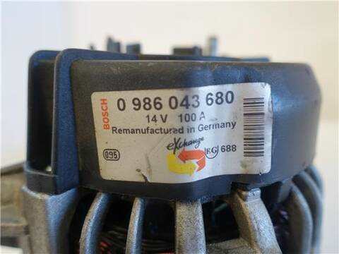 Foto 3ª: Alternador Opel Vectra 1.6 I 16V BERLINA 100CV 74KW [X 16 XEL] (1997)