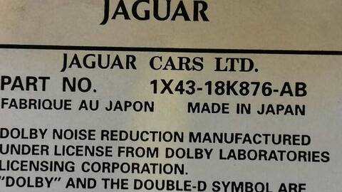 Foto 3ª: Sistema Audio Radio CD Jaguar X Type 2.5 V6 24V CAT 196CV 144KW [XB] (2002)