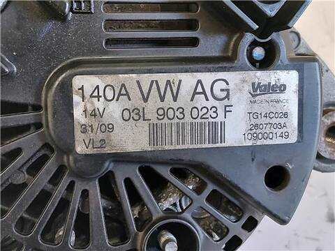 Foto 3ª: Alternador Volkswagen Golf 1.6 ADVANCE 105CV 77KW [CAYC] (2009)