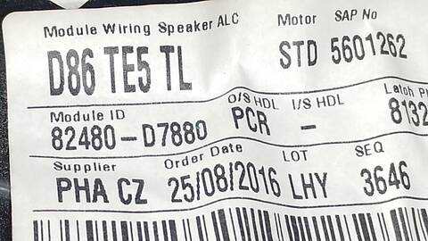 Foto 2ª: Elevalunas Eléctrico Delantero Derecho Hyundai Tucson ESSENCE 2WD 116CV 85KW [D4FD] (2017)