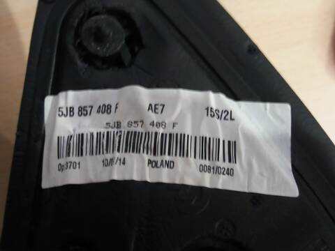Foto 3ª: Retrovisor Derecho Skoda Spaceback 1.6 TDI 90CV 66KW [D/ CAY] (2015)