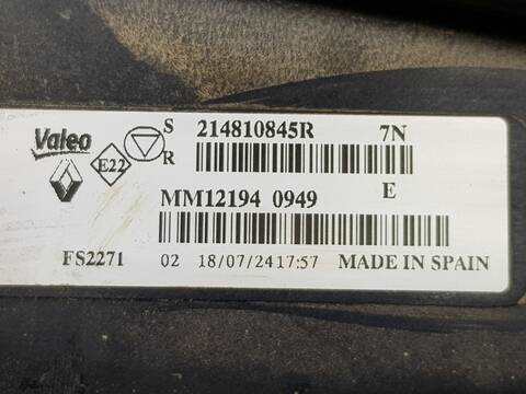 Foto 3ª: Electroventilador Renault Captur TECHNO (2022)