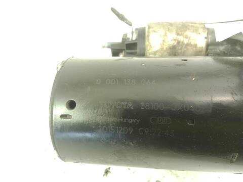 Foto 2ª: Motor de Arranque Toyota Avensis 2.0 D-4D WWT271_) (2009)