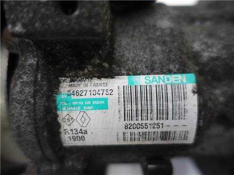 Foto 3ª: Compresor Aire Acondicionado Renault Modus 1.5 DCI FP0F JP0F) 86CV 63KW [D/ K9K T7] (2007)
