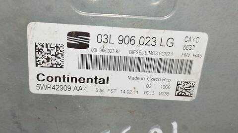 Foto 4ª: Centralita Motor ECU Seat Altea STYLANCE - STYLE 105CV 77KW [CAYC] (2011)
