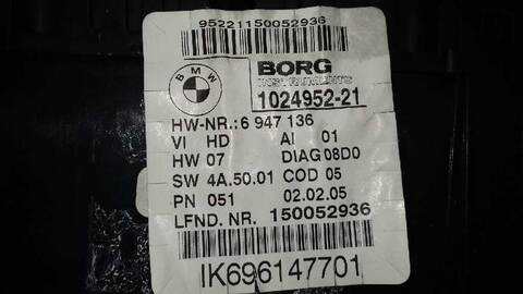 Foto 3ª: Cuadro de Instrumentos Bmw Serie 1 114 118D BERLINA 122CV 90KW [M47N204D4] (2005)