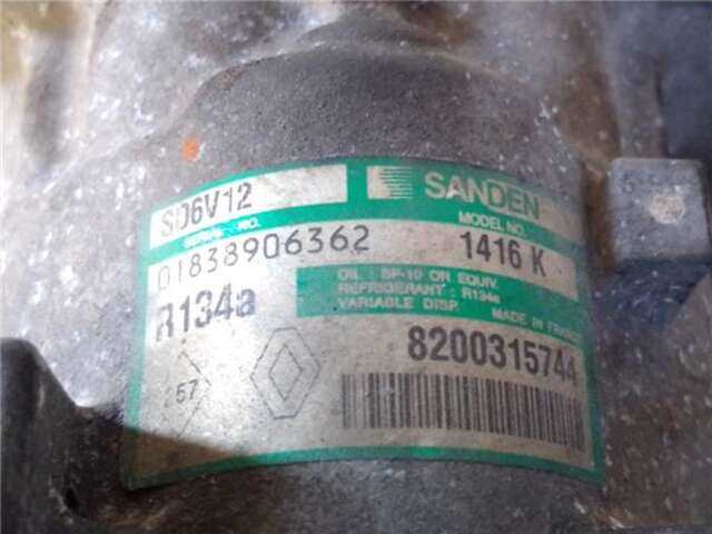 Foto 3ª: Compresor Aire Acondicionado Renault Clio 1.4 AUTHENTIQUE [1.4 LTR. - 72 KW 16V] [K4J C7]