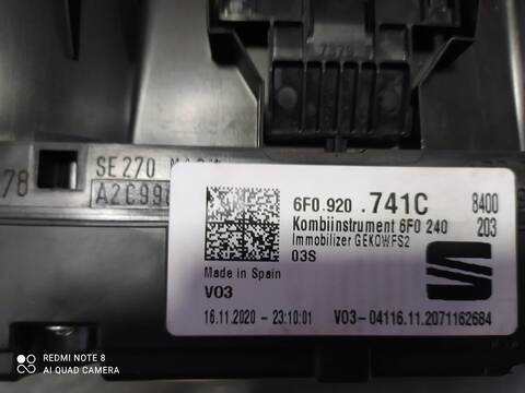 Foto 2ª: Cuadro de Instrumentos Seat Ibiza 1.6 TDI 115CV 85KW [DGT] (2017)