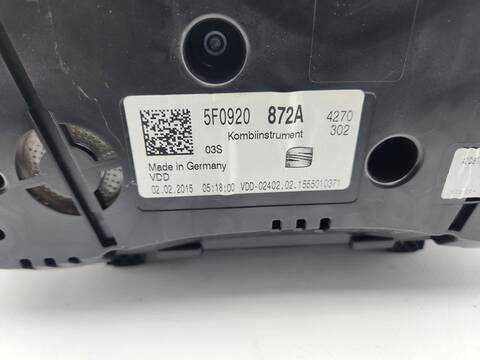 Foto 4ª: Cuadro de Instrumentos Seat Leon I-TECH 150CV 110KW [CKFC] (2015)