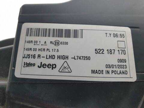 Foto 3ª: Faro Derecho Jeep Avenger ALTITUDE ELECTRIC