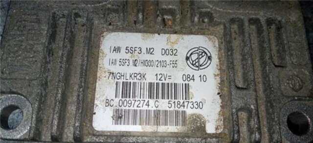 Centralita Motor ECU Fiat Punto 1.4