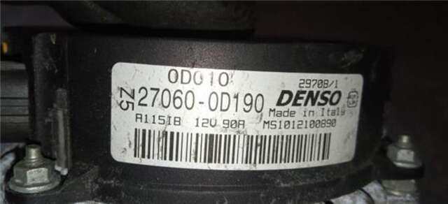 Alternador Toyota Corolla 1.8 SOL [1.8 LTR. - 95 KW 16V CAT]