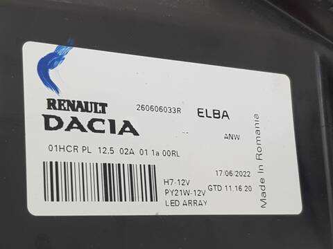 Foto 3ª: Faro Izquierdo Dacia Jogger EXTREME