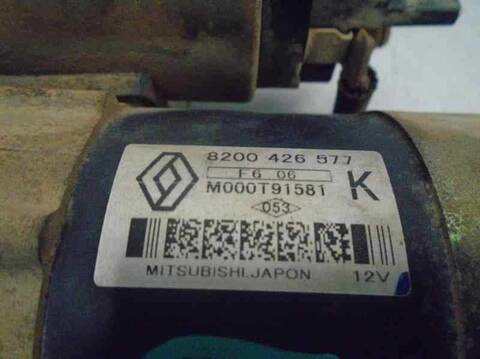 Foto 2ª: Motor de Arranque Renault Kangoo 1.5 DCI DIESEL 65CV 48KW [K9K B7] (2006)
