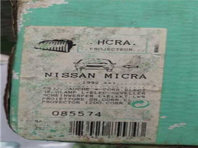 Foto 2ª: Faro Izquierdo Nissan Micra VERSION INDEFINIDA