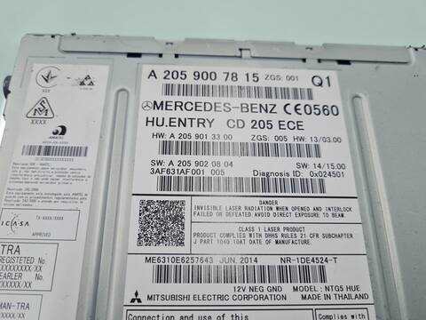 Foto 2ª: Sistema GPS Mercedes Clase C 160 C 250 T CDI 4MATIC BLUETEC 205.209) 204CV 150KW FAMILIAR [651921] (2014)