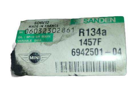 Foto 2ª: Compresor Aire Acondicionado Mini Mini COOPER (2005)