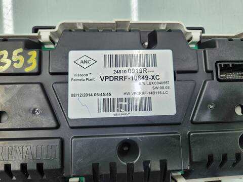 Foto 4ª: Cuadro de Instrumentos Renault Captur DYNAMIQUE 90CV 66KW [K9K608] (2015)