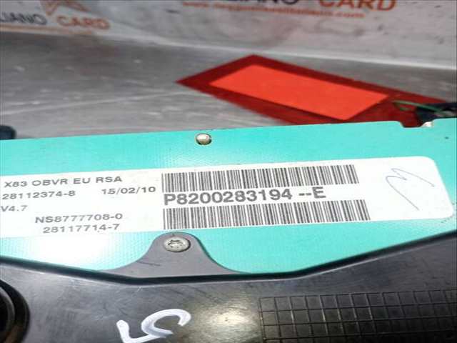 Foto 4ª: Cuadro de Instrumentos Renault Trafic 6 - PLAZAS ACRISTALADO PARCIAL COMBI CORTO 90CV 66KW [M9R780] (2010)