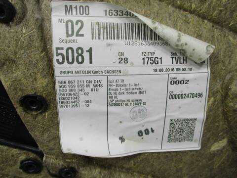 Foto 3ª: Asientos Traseros Volkswagen Golf CZC (2016)