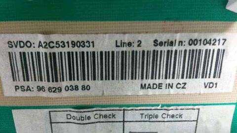 Foto 3ª: Cuadro de Instrumentos Peugeot 207 1.4 73CV 54KW (2006)