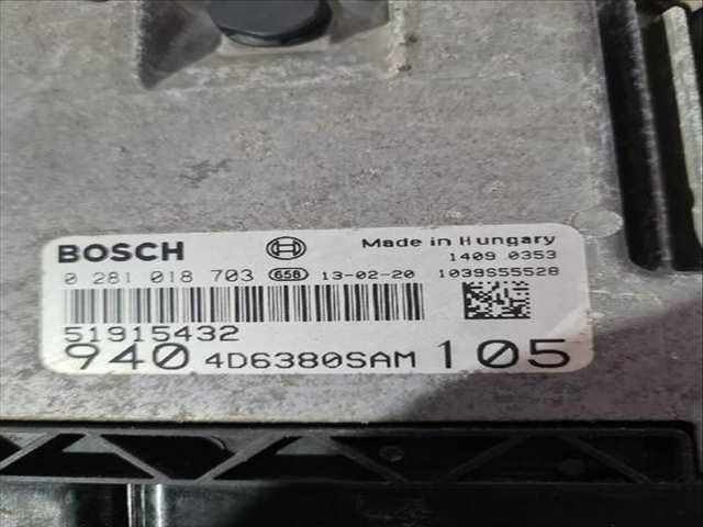 Foto 2ª: Centralita Motor ECU Alfa Romeo Giulietta 1.6 JTDM CAT 105CV [940A3000] (2010)