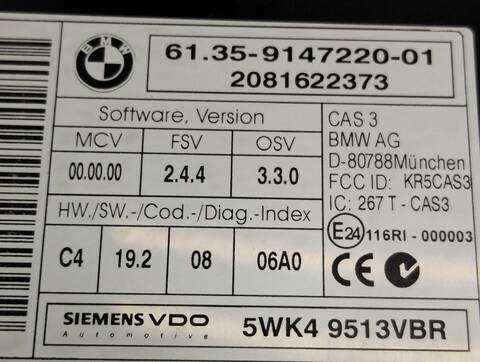 Foto 4ª: Centralita Motor ECU Bmw Serie 1 114 118D BERLINA 143CV 105KW [N47D20A] (2008)