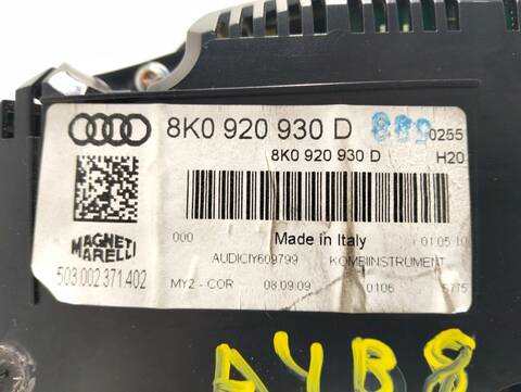 Foto 3ª: Cuadro de Instrumentos Audi A4 BASICO QUATTRO 239CV (2008)
